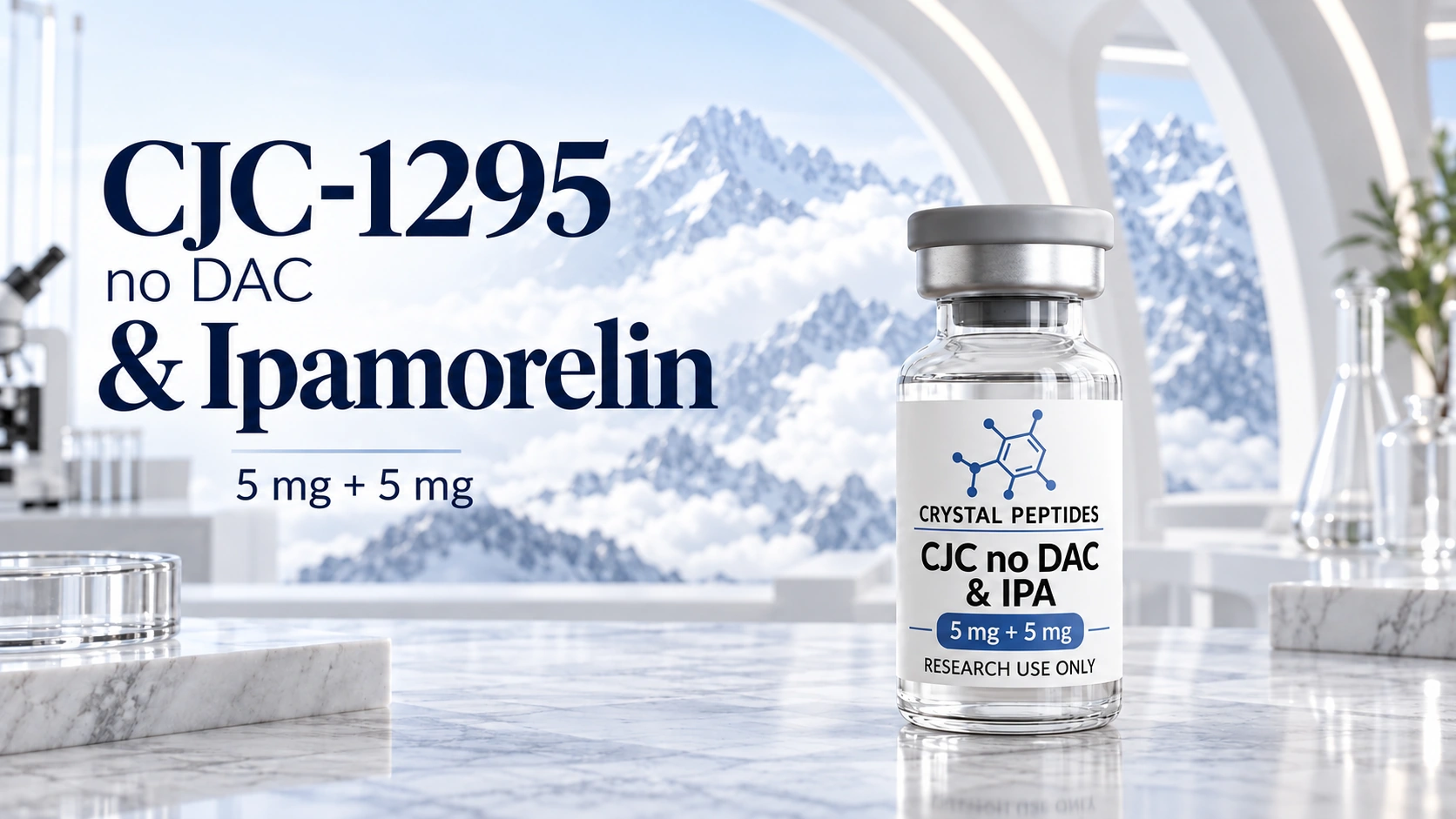 CJC-1295 i Ipamorelin: dwa szlaki, a nie jedno potwierdzone połączenie